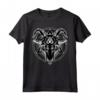 Pentagramma Baphomet Capra Satanista Gotico Occulto Maglietta - Design Dark con Simboli Occulti per Amanti del Misticismo e dell'Occultismo