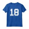 Numero 18 Maglia Baseball Calcio Hockey Pallacanestro - Maglia Sportiva per Veri Fan di Sport - Ideale come Regalo di Compleanno