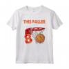 8° Compleanno Basket Magliette Divertenti - Regalo Compleanno Bambino - Maglietta Baseball per Bambini di 8 Anni