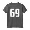Halloween Group Costume #69 Sports Jersey Number 69 Maglietta - Fun Sports Fan Apparel for Halloween