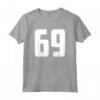Halloween Group Costume #69 Sports Jersey Number 69 Maglietta - Fun Sports Fan Apparel for Halloween