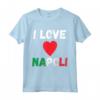 I Love Napoli I Heart Italy - Maglietta Souvenir da Viaggio per Famiglie a Napoli - Outfit per Sport e Vacanze