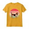Maglietta Basset Hound Vintage Retro - I Love My Basset Hound T-Shirt - Ideale Regalo per Amanti dei Cani
