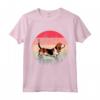 Maglietta Basset Hound Vintage Retro - I Love My Basset Hound T-Shirt - Ideale Regalo per Amanti dei Cani