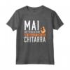 Mai Sottovalutare Un Ragazzo Con Una Chitarra - Maglietta Design Unico per Chitarristi - Regalo Originale per Musicisti
