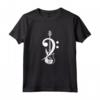 Chiave Di Basso Strumento Musicale - Maglietta Regalo per Chitarra Basso - Ideale per Natale o Compleanno