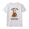 HapTiger Ready For Adventure George Smiling Maglietta - Officially Licensed Apparel for Men, Women, Boys, and Girls - Buy Online Now