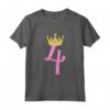 Camicia Regalo per 4° Compleanno - Maglietta per Bambini di 4 Anni - Buon Compleanno Figlio/Figlia - HapTiger