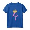 Camicia Regalo per 4° Compleanno - Maglietta per Bambini di 4 Anni - Buon Compleanno Figlio/Figlia - HapTiger