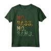 Bassista Strumento Musicale Basso Elettrico - No Bass No Band Maglia a Manica - Regalo Ideale per Membri della Band