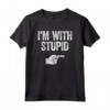 I'm With Stupid - T-Shirt Divertente e Sarcastica - Idea Regalo per Compleanni e Natale