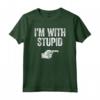 I'm With Stupid - T-Shirt Divertente e Sarcastica - Idea Regalo per Compleanni e Natale