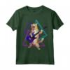 Gatto della Chitarra - Rock Kitty su una Chitarra Elettrica Maglietta - Regalo Ideale per Amanti dei Gatti e della Musica degli Anni '80 e '90