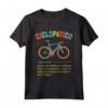 Ciclopatico Frase Ciclista Divertente Bici Uomo Simpatica Maglietta - Ideale per Compleanno o come Regalo per Ciclisti Gravel, da Corsa o Mountain Bike