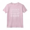 I Listen To Metal With My Daddy - T Shirt per bambini in Metallo Pesante Rock - Ideale come Regalo di Compleanno o Natale