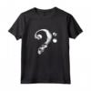 Skull Bass Clef Bass Player Music Lover Guitar Band Maglietta - Ideale Regalo per Musicisti - Natale o Compleanno