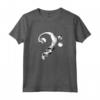 Skull Bass Clef Bass Player Music Lover Guitar Band Maglietta - Ideale Regalo per Musicisti - Natale o Compleanno