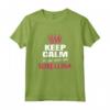Keep Calm Sorellina Annuncio Gravidanza Sorella Maggiore Maglietta - Ideale come Regalo per Futura Mamma o Genitori