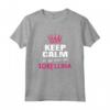 Keep Calm Sorellina Annuncio Gravidanza Sorella Maggiore Maglietta - Ideale come Regalo per Futura Mamma o Genitori