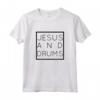 Drums and Jesus - T-shirt Cristiana per Batteristi - Ideale come Regalo per Musicisti e Appassionati della Musica Cristiana