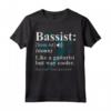 Definizione di Bassista - Bass Guitar Player Maglietta Divertente per Musicisti - Ideale come Souvenir