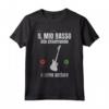 Bassista Vintage Basso Elettrico Divertente Regalo Maglietta - Il Basso Chiama - Ideale per Compleanno o Natale
