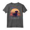 Maglia Bassotto T-Shirt Uomo Donna Bimbi - Regalo Divertente Compleanno Natale - I Love My Dachshund