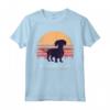 Maglia Bassotto T-Shirt Uomo Donna Bimbi - Regalo Divertente Compleanno Natale - I Love My Dachshund