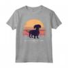 Maglia Bassotto T-Shirt Uomo Donna Bimbi - Regalo Divertente Compleanno Natale - I Love My Dachshund