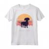 Maglia Bassotto T-Shirt Uomo Donna Bimbi - Regalo Divertente Compleanno Natale - I Love My Dachshund