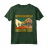 Best Dachshund Dad Ever - Maglietta Uomo con Bassotto - Regalo per Festa del Papà e Compleanno