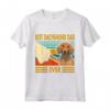 Best Dachshund Dad Ever - Maglietta Uomo con Bassotto - Regalo per Festa del Papà e Compleanno