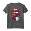 Il batterista è il musicista batterista del mio ragazzo - T-shirt Batterista con Bacchette e Rullo di Batteria - Abbigliamento per HapTiger e Suonatori di Percussioni