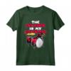 Il batterista è il musicista batterista del mio ragazzo - T-shirt Batterista con Bacchette e Rullo di Batteria - Abbigliamento per HapTiger e Suonatori di Percussioni