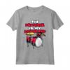 Il batterista è il musicista batterista del mio ragazzo - T-shirt Batterista con Bacchette e Rullo di Batteria - Abbigliamento per HapTiger e Suonatori di Percussioni