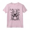 Drummer Polpo T-Shirt Divertente per Batteristi Rock e Metal - Ideale come Regalo Musica Hardrock o Punk