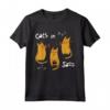 Gatti in Jazz giocando Trombone Drum Trompet T-shirt Maglietta - Ideale per gli Amanti dei Gatti e della Musica Jazz