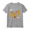 Gatti in Jazz giocando Trombone Drum Trompet T-shirt Maglietta - Ideale per gli Amanti dei Gatti e della Musica Jazz