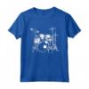 Batterista Percussionista Drum Kit Musica Rock - T-shirt per Musicisti - Regalo Originale per Batteristi e Percussionisti