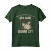 Drummer Divertente Uomini - Vecchio Uomo Pensionato Batteria Maglietta - Never Underestimate An Old Man With A Drum Set