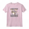 Batterista I Destroy Silence - Felpa con Cappuccio Design Batteria - Regalo Originale per Musicisti