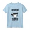Drumset I Destroy Silence Drum Kit Maglietta - Ideale per Batteristi - Regalo Divertente per Aspiranti Batteristi
