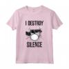 Drumset I Destroy Silence Drum Kit Maglietta - Ideale per Batteristi - Regalo Divertente per Aspiranti Batteristi