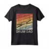 Drummer Dad Regali per Drum Dads - Maglietta Festa del Papà Compleanno - Drumming is my Superpower