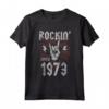 Rockin Since 1973 - 48 anni Rocker Maglietta - Design Vintage Band Tee per Amanti della Musica Rock - Compleanno Rock