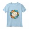 Pallavolo e Fiori - Colorata Maglietta da Pratica per Appassionati - Ideale per Abbigliamento Sportivo da Allenamento