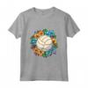 Pallavolo e Fiori - Colorata Maglietta da Pratica per Appassionati - Ideale per Abbigliamento Sportivo da Allenamento
