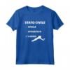 Pallavolo Libero Pallavolista Volley Divertente Maglietta - Stato Civile Libero Silhouette Donna - Ideale per Appassionati di Pallavolo