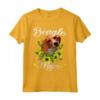 Girasole Beagle Mamma T-Shirt - Speciale Regalo per la Festa della Mamma - Maglietta Donna con Scritta Beagle Mom