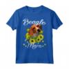 Girasole Beagle Mamma T-Shirt - Speciale Regalo per la Festa della Mamma - Maglietta Donna con Scritta Beagle Mom